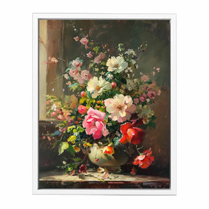 Bunch of Flowers Art Framed Print