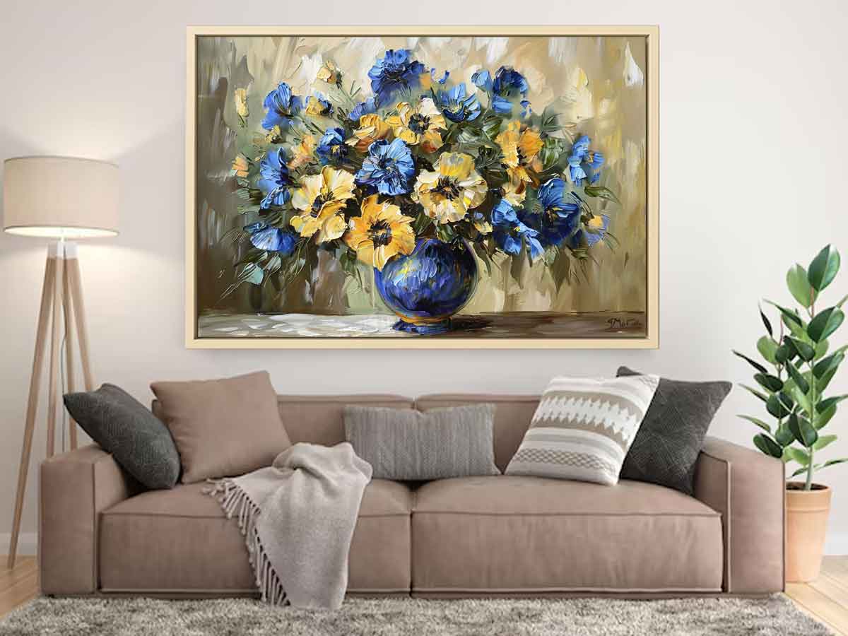 Fowers in A Vase Art