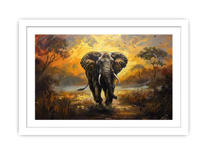 Elephant Streched canvas