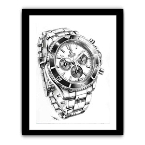 Watch Art Print