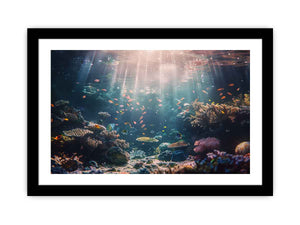 Underwater Coral Art Print