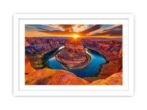 Horseshoe Canyon Streched canvas