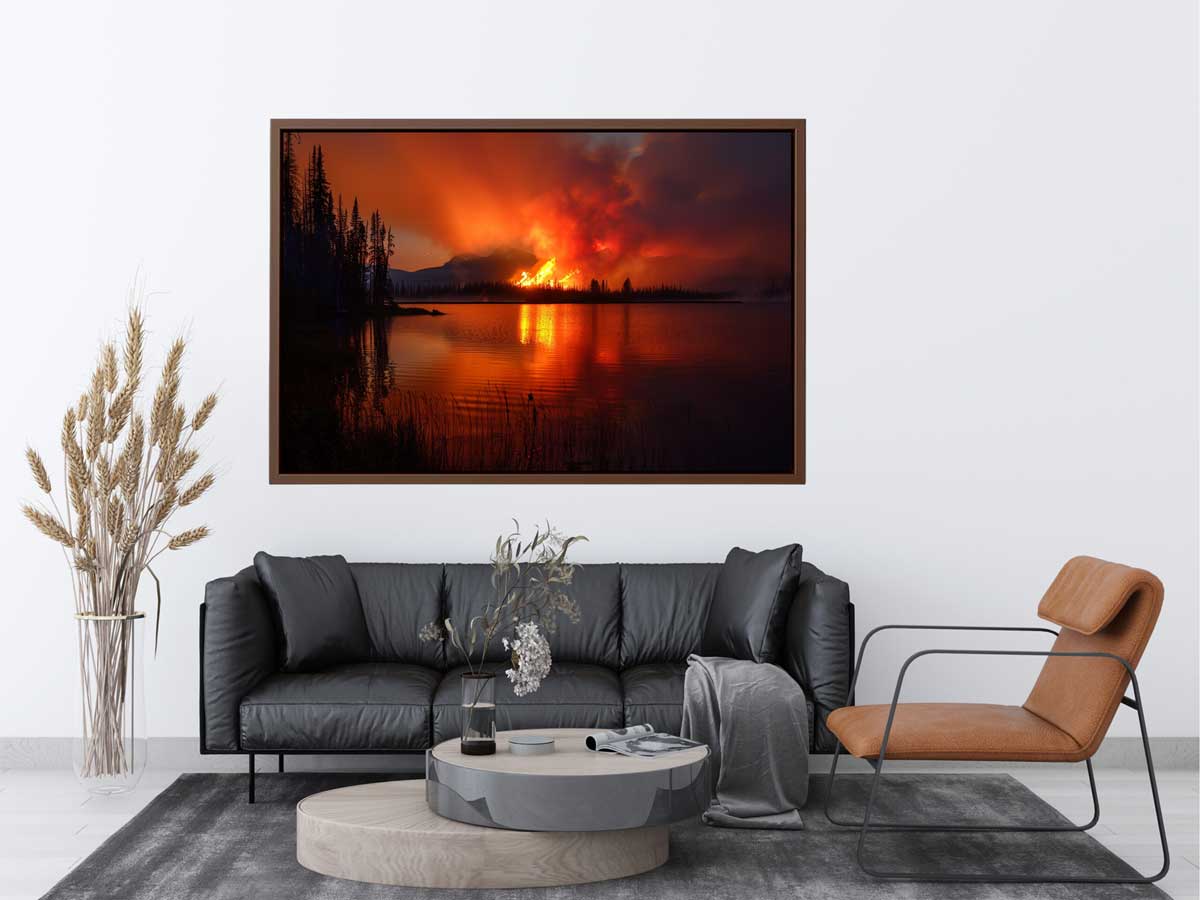 Lake on Fire
