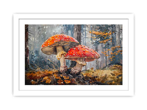 Mushrrom Art Streched canvas