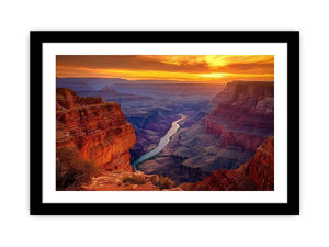 Mountian River Art Print