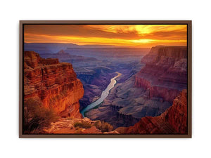 Mountian River Poster