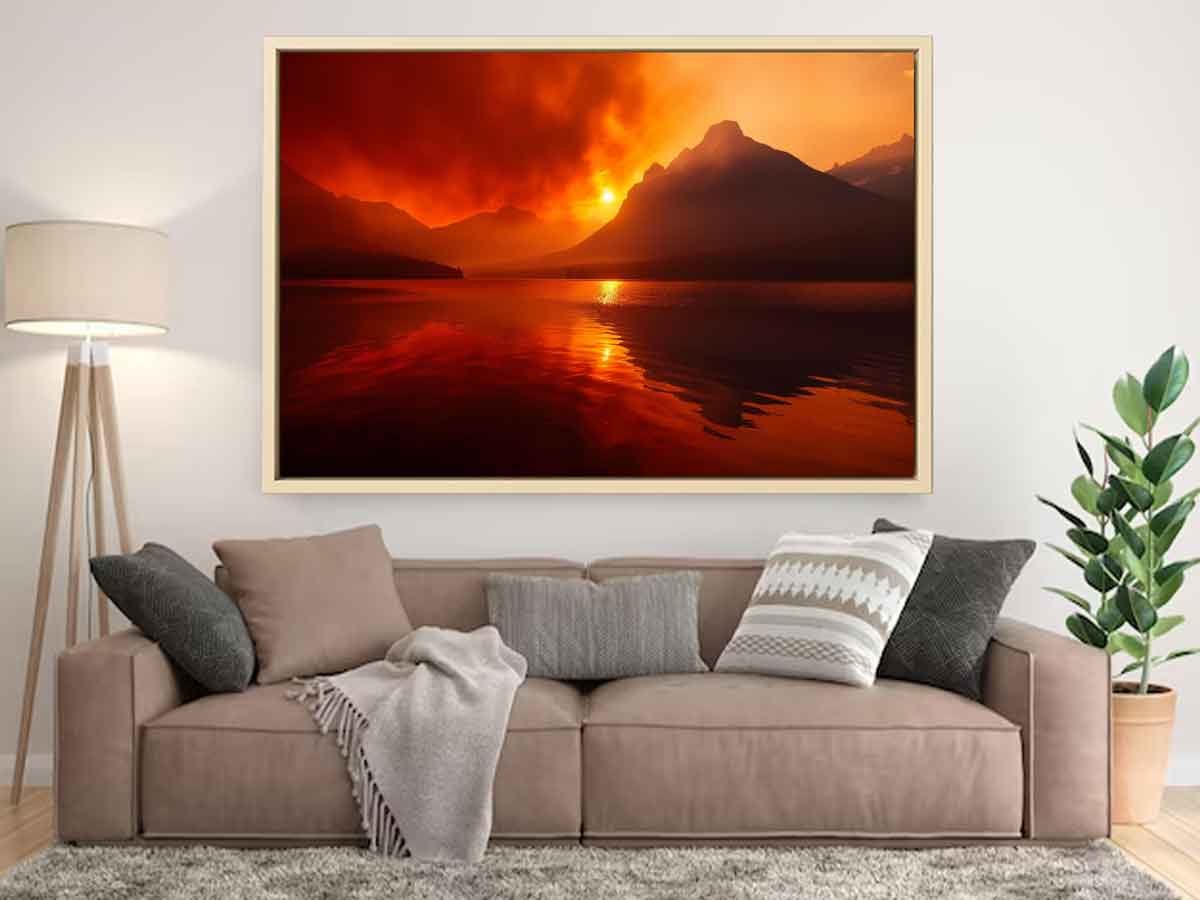 Fire in Lake