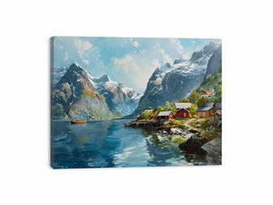 Noway Landscape Canvas Print