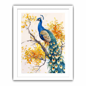 Peacock Art Streched canvas