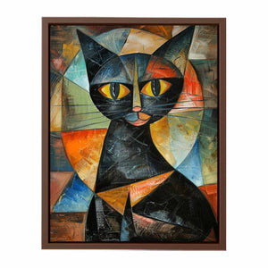 Cubism Cat Poster