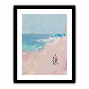 Beach Walk Art Print