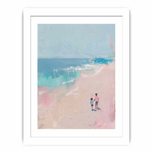 Beach Walk Streched canvas