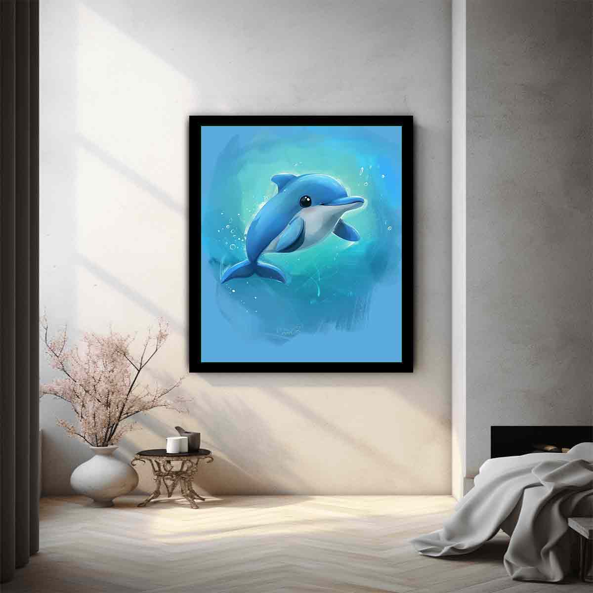 Cartoon Dolphin
