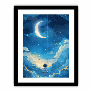 Sky Swing Art Print