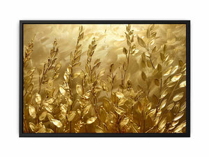 Gold Wildflowers Painting