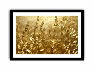 Gold Wildflowers Art Print