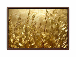 Gold Wildflowers Poster