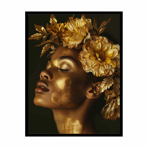 Blond Woman Painting