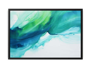 Blue Green Abstract Art
