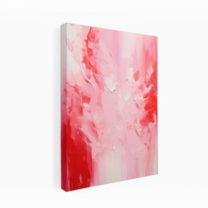 Pink Red Absract Painting