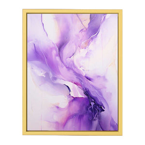 Purple Absract Painting Poster