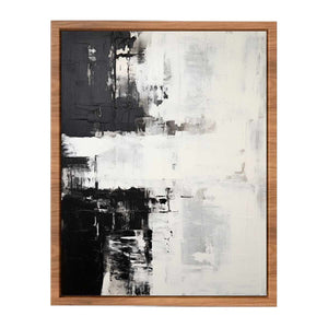 Grey Black Abstract Art Painting
