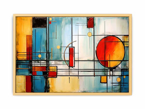 Square Circle Art Poster