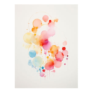 Watercolor abstract Art