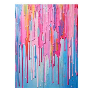 Multi color Dripping Art