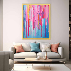 Multi color Dripping Art