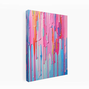 Multi color Dripping Art