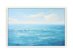 Calm Sea Painting Canvas Print