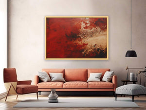 Brown Black Abstract art