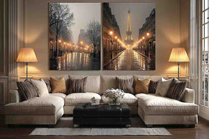 Moonlit Ocean 2 Piece Art Set