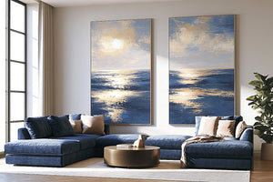 Sunlit Tide 2 Piece Art Set