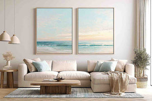 Terracotta Drift 2 Piece Art Set