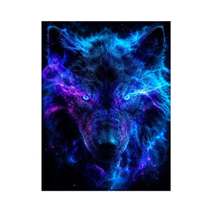 mystic wolf canvas art statement walls