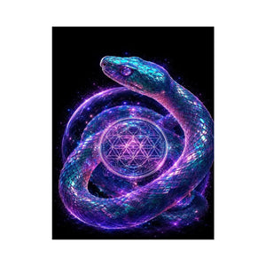 mystical snake canvas modern interior