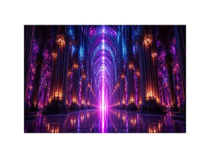 gothic cathedral canvas art luxury modern interiors