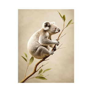 ivory koala canvas art nursery
