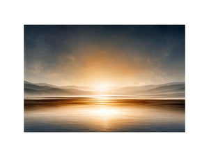 neutral shoreline minimal canvas art