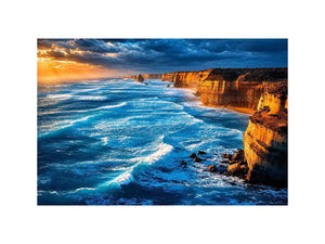 coastal ocean living room canvas art