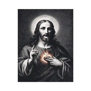 sacred heart jesus canvas art prayer room