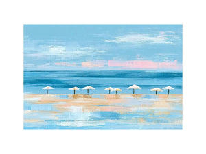 coastal beach umbrella canvas modern decor