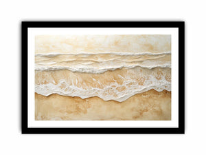 Brown Beach Canvas Painting