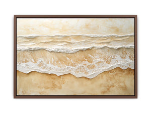 Brown Beach Canvas Painting