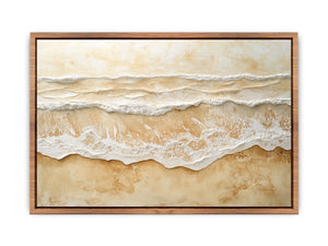 Brown Beach Canvas Painting