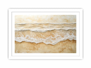 Brown Beach Canvas Painting