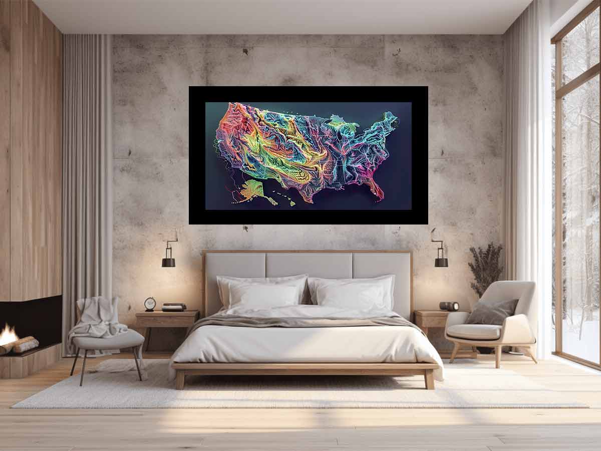 Rainbow Map USA