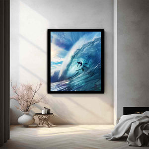 Ocean Surfer Wave Ride